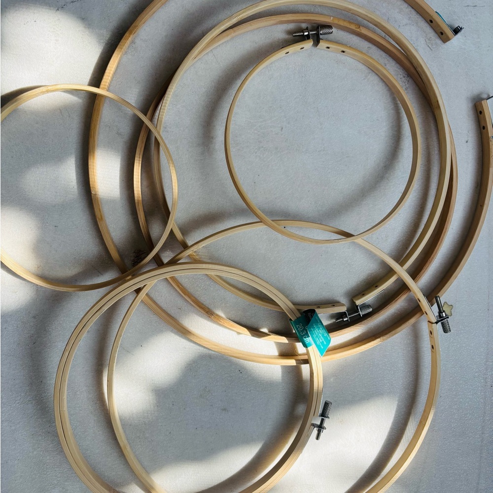 Craft Hoop Bundle – Embroidery Hoops-Metal Rings- DIY, Macramé, Dreamcatcher - Picture 2 of 4